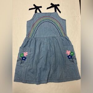 Hanna Andersson rainbow dress, size 10